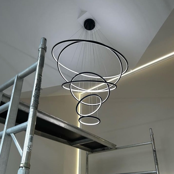 Marcello Ring Staircase Chandelier