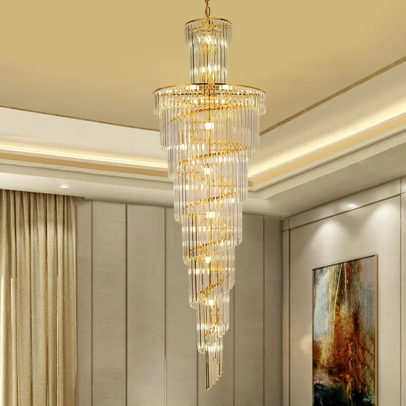 Milazzo Spiral Staircase Chandelier