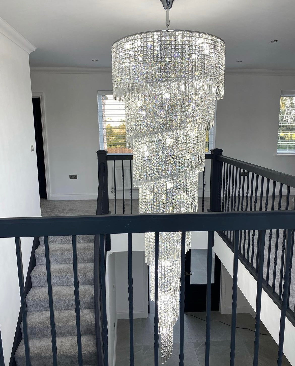 Basiglio Spiral Staircase Chandelier