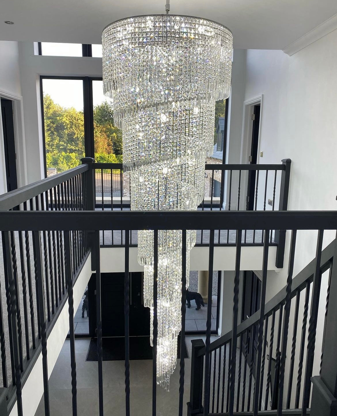 Basiglio Spiral Staircase Chandelier