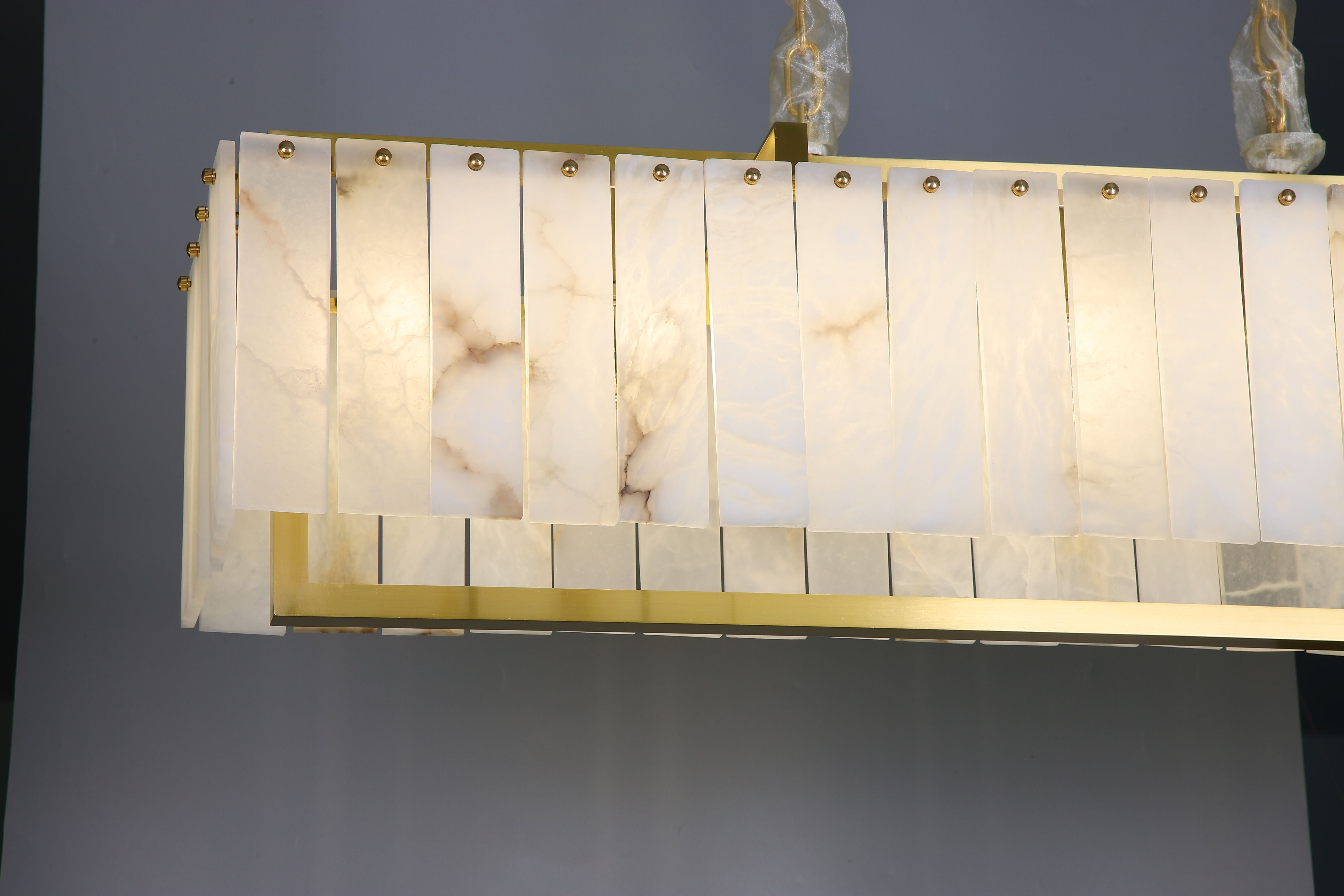 Classico Marble Rectangular Chandelier