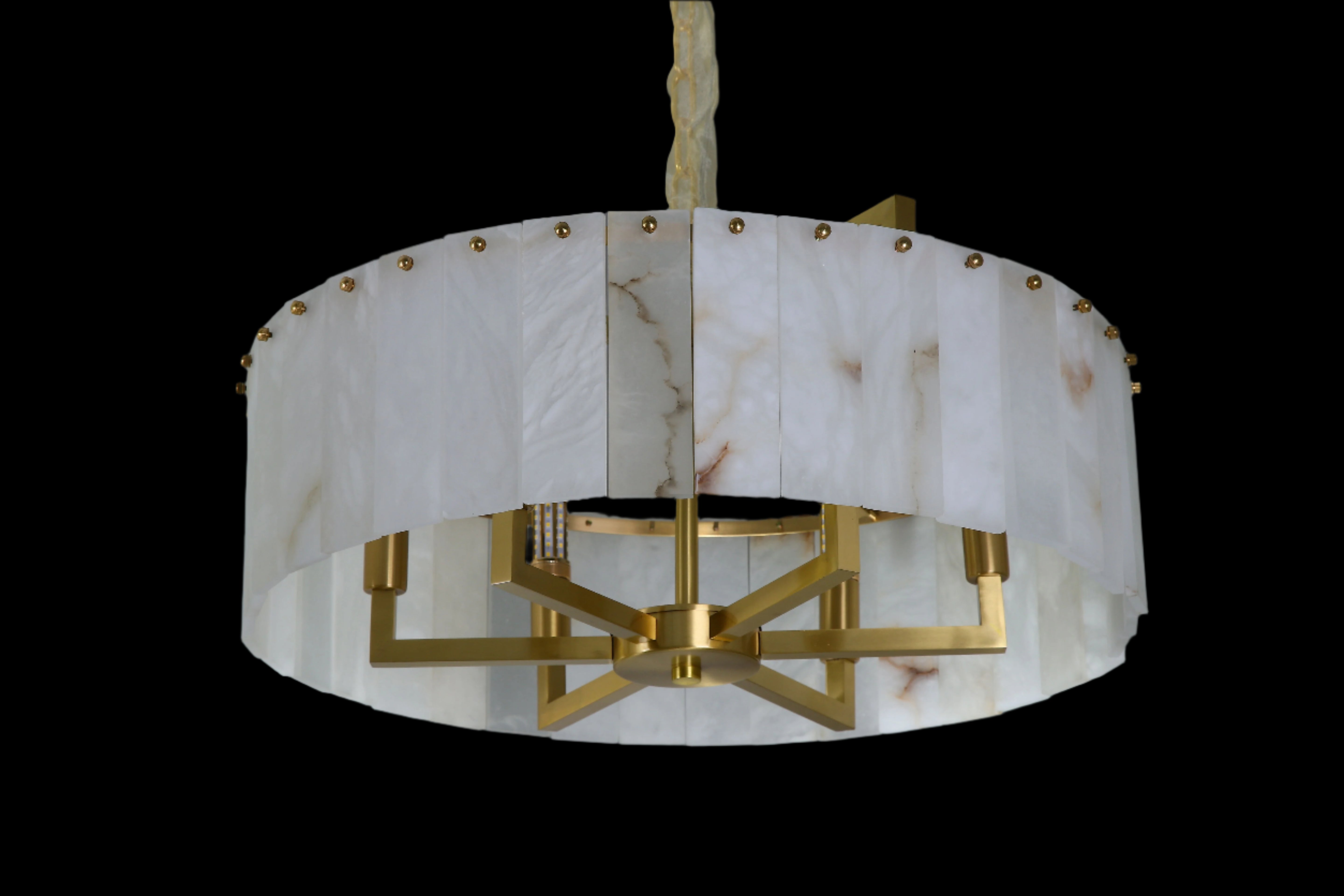 Classico Marble Circular Chandelier