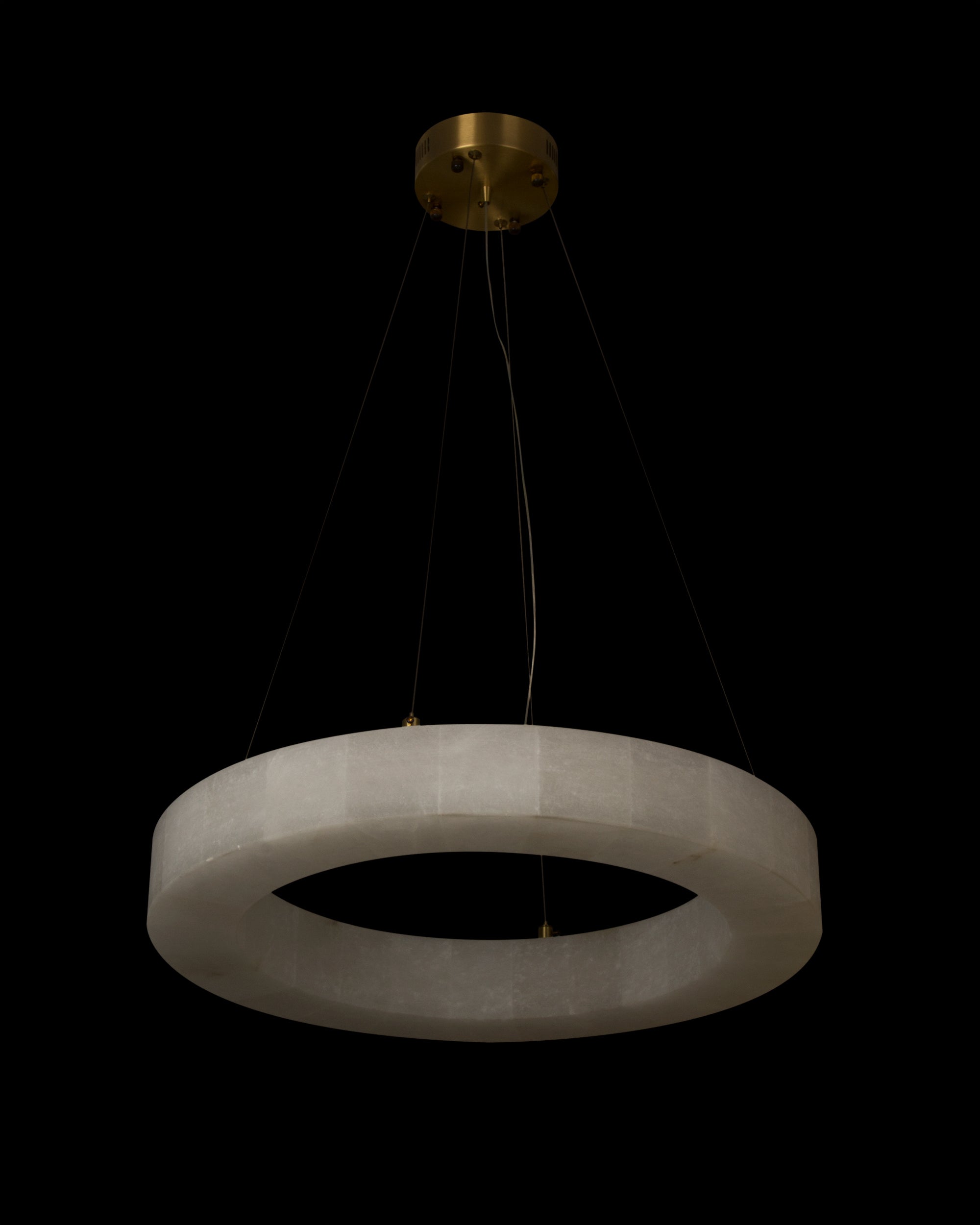 Circolo Marble Circular Chandelier