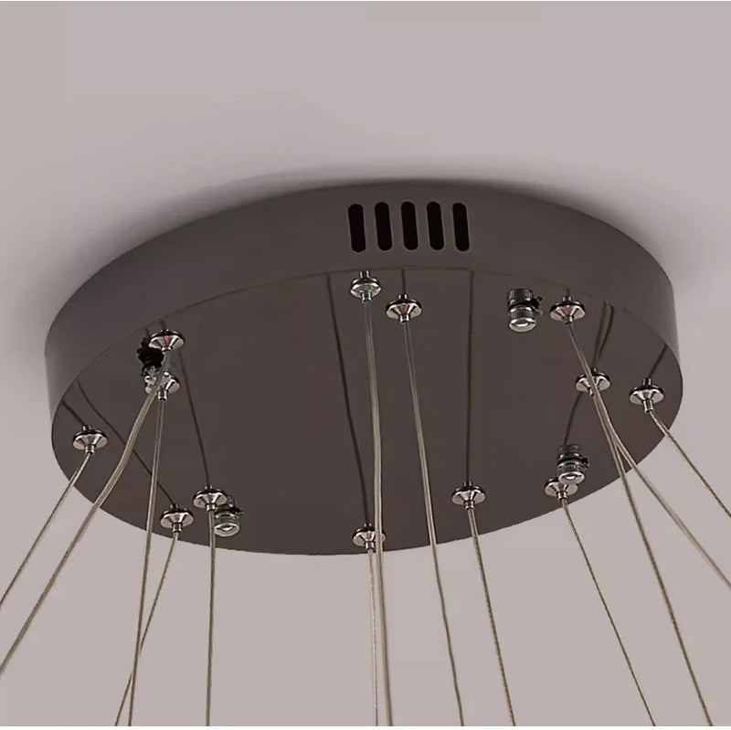 Minato Double Circular Chandelier