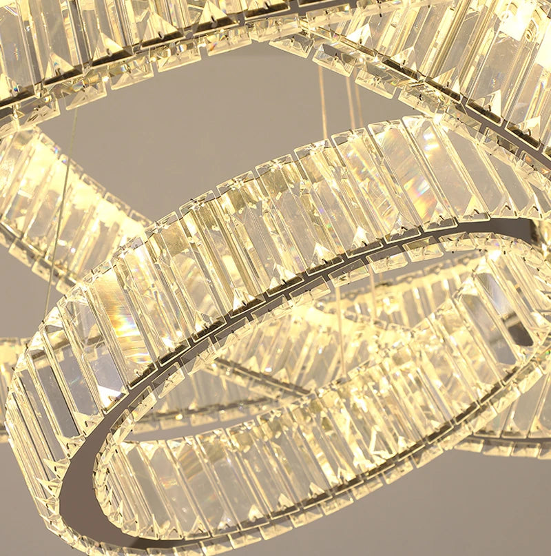 Oia Ring Staircase Chandelier