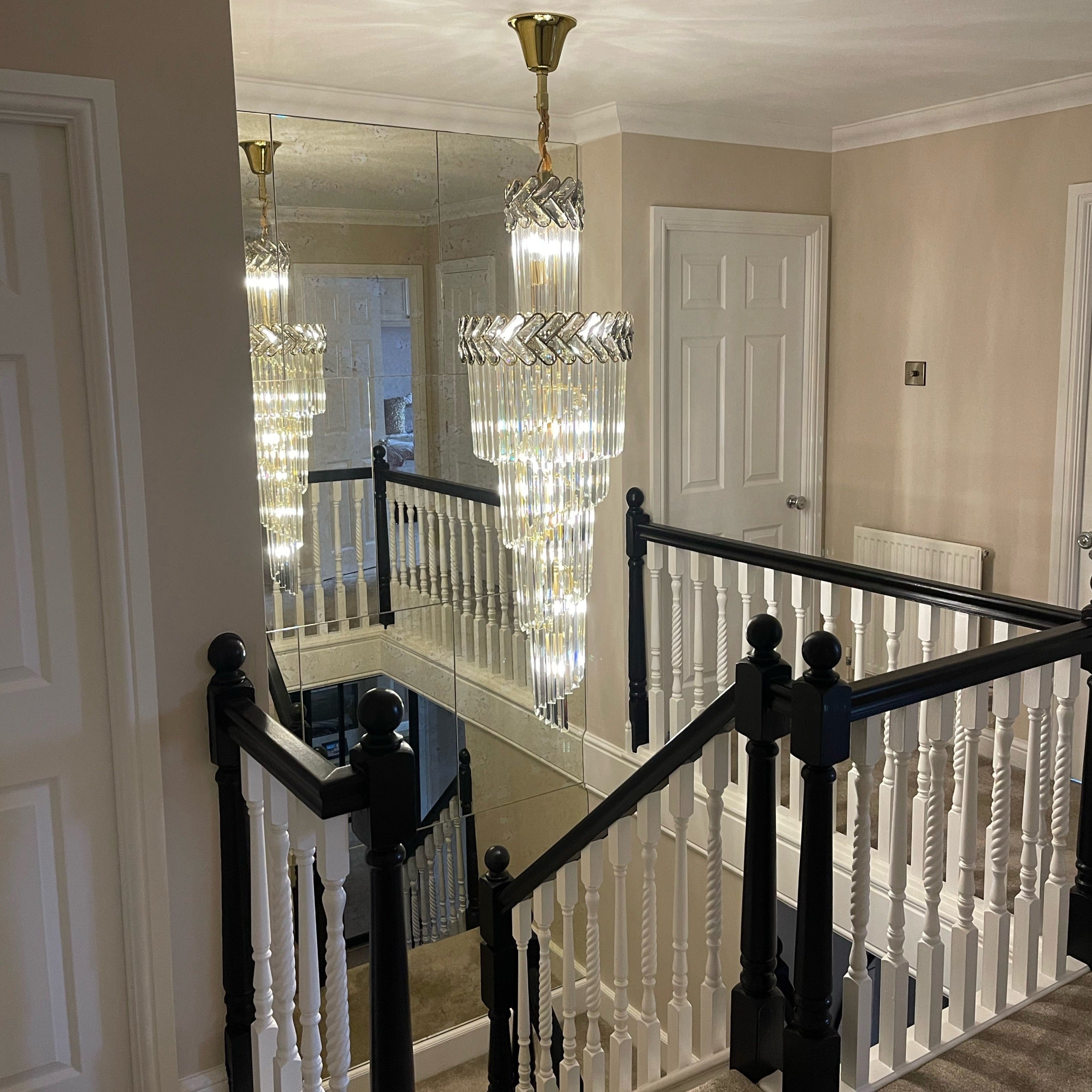 Knightsbridge Spiral Staircase Chandelier