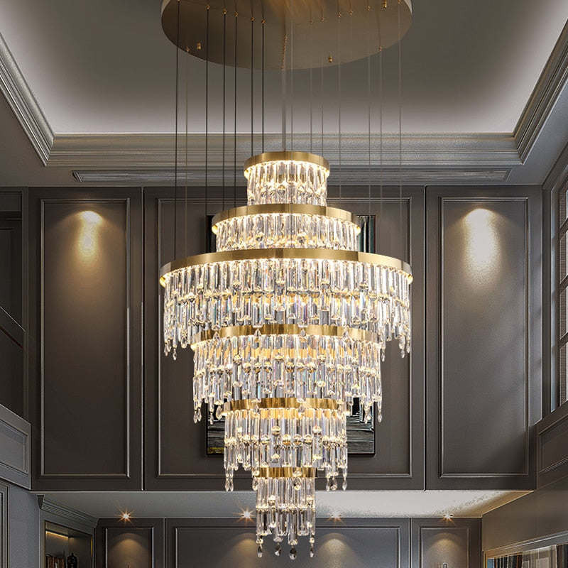 Prazzo Ring Staircase Chandelier